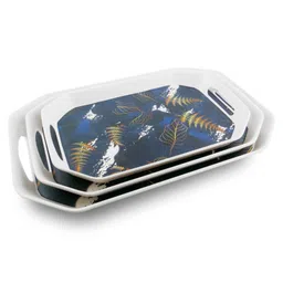 Superware Melamine Handy Tray Set - FRACTAL FERN (T1303) (Set Of 3)-picture-8