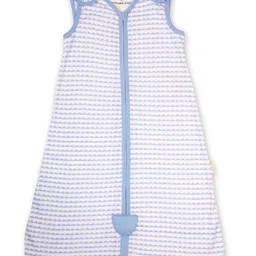 NINTARA BABY Lightweight, 100% Organic Cotton 0.5 TOG Large Sleep Sack Pack of 1 - Bumpy Skies-picture-16