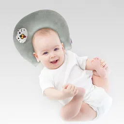 Adore Infants Grey Neck Shaped Mustard Seed Pillow-4