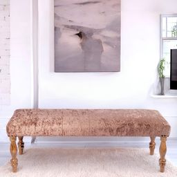 Ikiriya Cairo Brown Sheesham Wood Accent 3-Seater Bench-image-67
