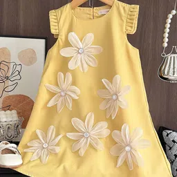 StyleCast x Revolte Girls Floral Applique Sleeveless A-Line Dress-picture-38