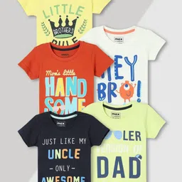 max Boys Typography 5 Printed Applique T-shirt-picture-32