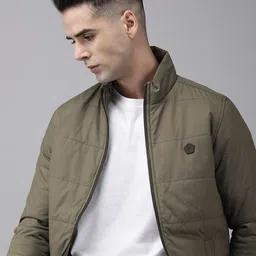 SPYKAR Solid Mock-Collar Padded Jacket-picture-47