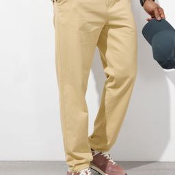 The Roadster Lifestyle Co. Men Relaxed Fit Chinos Trousers-image-58