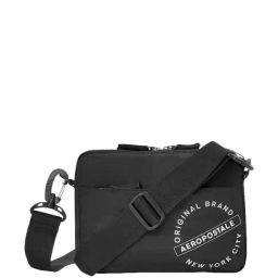 Aeropostale Aaron Black Polyester Solid Cross Body Bag-11