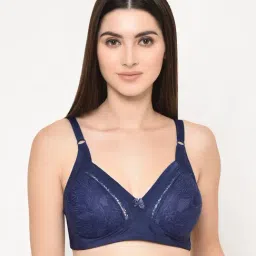 Da Intimo Blue Non Wired Non Padded Full Coverage Bra-33