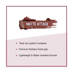 Sugar Cosmetics Matte Attack Transferproof Lipstick 14 Caffeine Bandit - 2 gm image 3