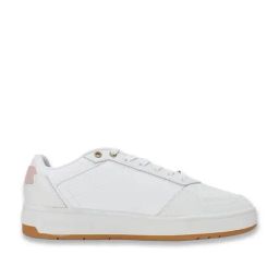 Puma Women's White, Mauve Mist & Gold Court Classic Lux Res Women's Sneakers-image-16