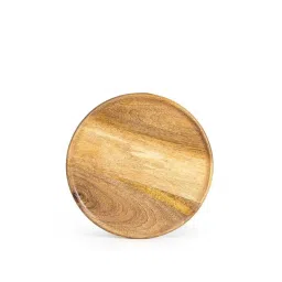 Home4U Brown Wood Serving Board - Set of 1 image 1