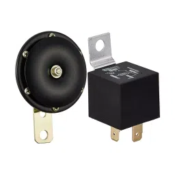 Uno Minda 820003 ACDC 12V Mid Tone Horn for Escorts Rajdoot, Dia: 76 mm-19