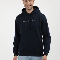 Tommy Hilfiger Dark Night Navy Cotton Regular Fit Hooded Sweatshirt-picture-39
