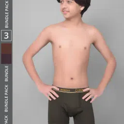 Dollar Bigboss Boys Multicolor Solid Trunks (Pack Of 3)-image-71