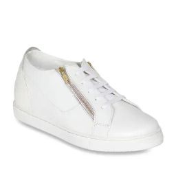 Celby Men's Height Increasing White Casual Sneakers-image-6