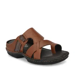 Hitz Men's Tan Toe Ring Sandals-image-98