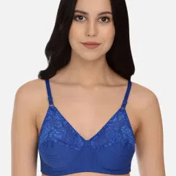 Mod & Shy Blue Non Wired Non Padded Full Coverage Bra-picture-33