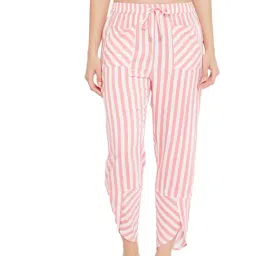 Hypernation Pink & White Striped Pyjamas-image-49