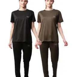 Vimal Jonney Multicolored Regular Fit T-Shirt With Trackpants (Pack Of 2)-image-64