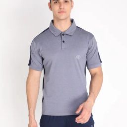 Chkokko Indigo Blue & Navy Polo T-Shirt-image-103