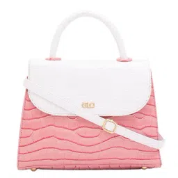 Globus Nude Pink Animal Effect Medium Satchel Handbag-picture-28