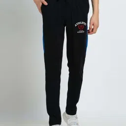 Van Heusen Sport Regular Fit Smart Tech Easy Stain Release Solid Trackpants - Black-19