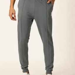 Thomas Scott Grey Straight Fit Texture Joggers-image-89