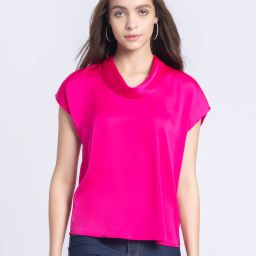 SHAYE Fuchsia Regular Fit Top image 1