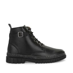 Eego Italy Men's Black Derby Boots-image-84