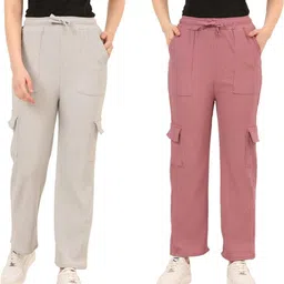 cubihexa Girls Mario Cargo Pants Pack of 2-picture-29