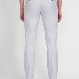 Arrow Grey Regular Fit Self Pattern Trousers image 2