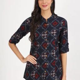 Divena Navy Printed Tunic-picture-11