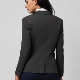 Van Heusen Grey Self Pattern Blazer image 2