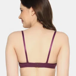 Da Intimo Wine Medium Coverage Bra image 2