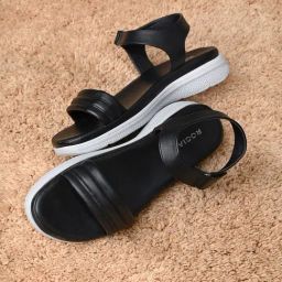 Rocia by Regal Women's Black Ankle Strap Wedges-image-15