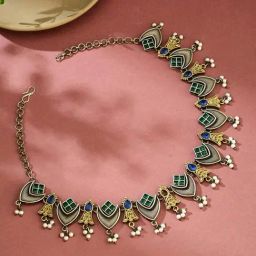 Fabindia Brass Short Necklace-image-84