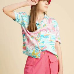 VERO MODA GIRL Waterspout Abstract Regular Fit Shirt-image-62