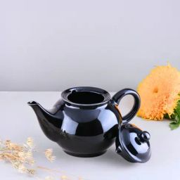 BlackCarrot Black Stoneware Kettle image 2