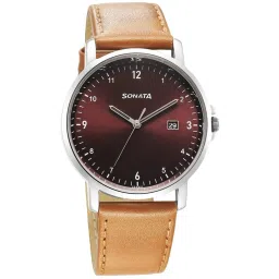 Sonata 77083SL09 Analog Watch for Men image 1