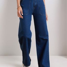 DressBerry Women Classic Wide Leg High-Rise Jeans-image-79