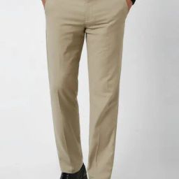 Van Heusen Beige Slim Fit Trousers-image-60