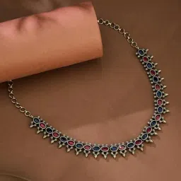 Fabindia Brass Short Necklace-picture-49