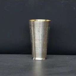 Indian Bartan Gold Brass Drinking Glass (500ml)-image-19