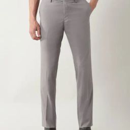 Arrow Brown Regular Fit Trousers-image-70