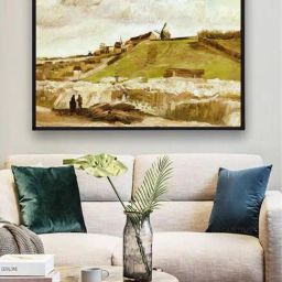 The Art House Montmartre Quarry Mills By Van Gogh Wall Art-picture-26