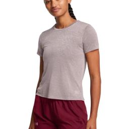 Under Armour Grey Slim Fit Texture Sports T-Shirt-image-77