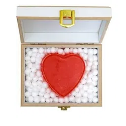 EKAIVA ORGANICS Love Lush: Scented Heart Shaped Soap With Box - 249 g-46