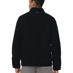Allen Solly Black Regular Fit Self Pattern Jacket image 2