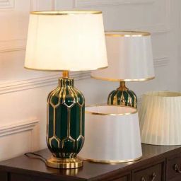 Whispering Homes Green Florence Decorative Table Lamp for Living Room-image-99