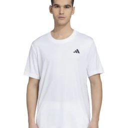 Adidas White Regular Fit Sports T-Shirt-image-43