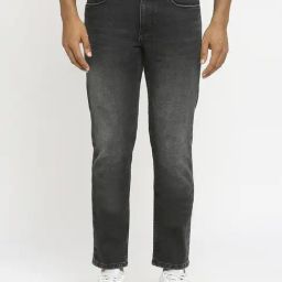 Basics Black Slim Fit Jeans-image-41