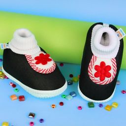 NESKA MODA 6 To 12 Months Infants Cotton Slip-On Shoes/ Booties-picture-12